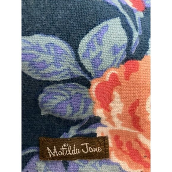 Matilda Jane Women's Cotton Blend Cozy Days Waterfall Front Sweater Cardigan - Picture 6 of 12